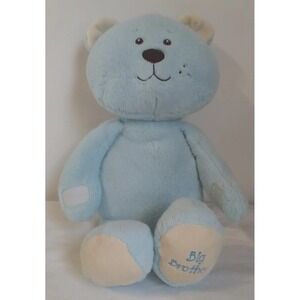 Plush Stuffed Bear "Big Brother" Light Blue 14" Baby Ganz READ‎